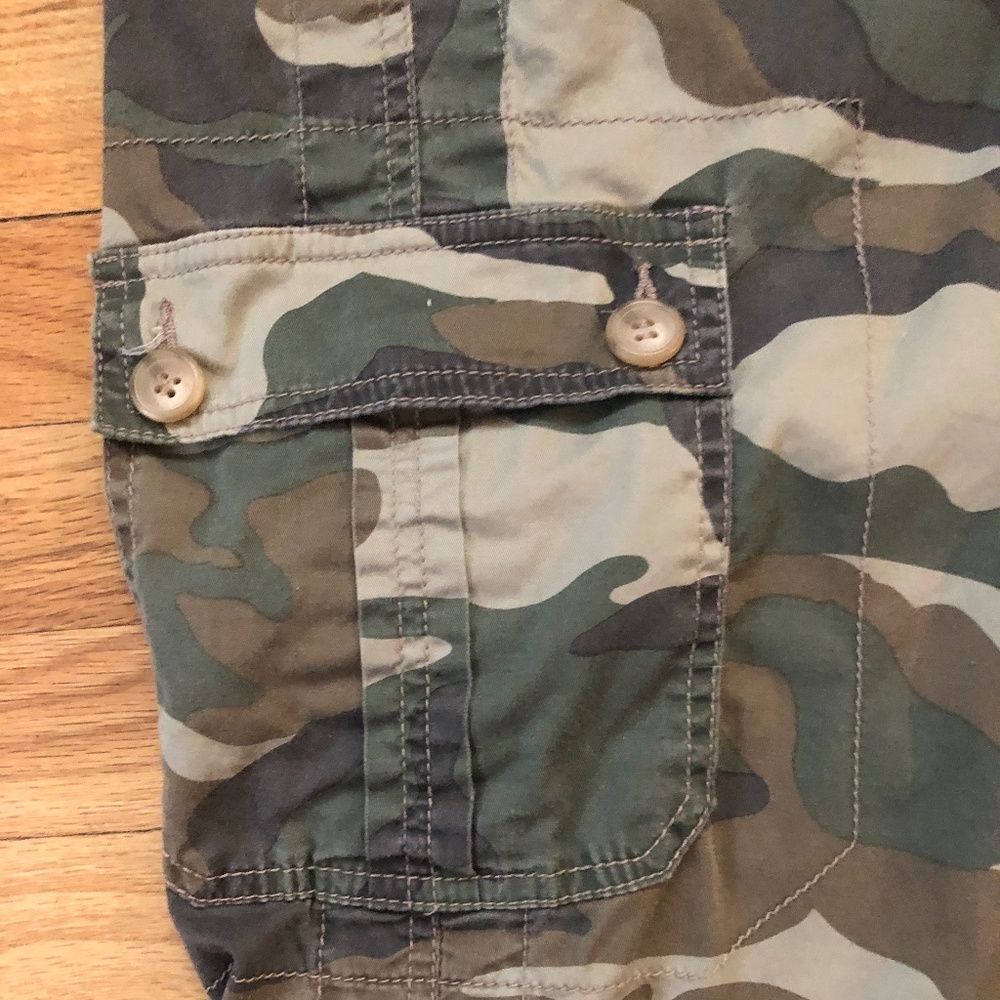 Cargo Camouflage Cotton Pants - Picture 3 of 7